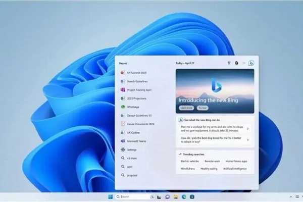 Microsoft tests 4-pixel search box increase in Windows 11