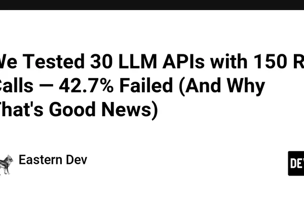 LLM API test shows 4% failure rate, GitHub models unstable