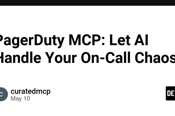 PagerDuty MCP lets AI agents manage incident response workflows