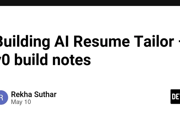 Developer builds free AI resume tool using Llama 3.3 and Vercel