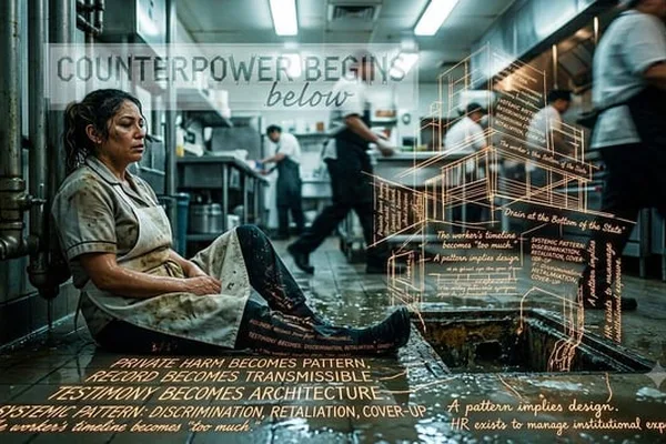 Reddit post discusses article on power, procedure, and labor dynamics