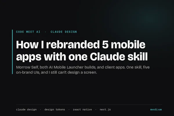 Claude Code Skill Streamlines Mobile App Rebranding for Solo Founders