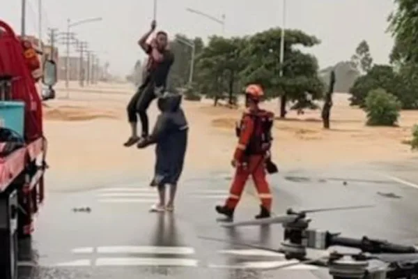 China's DJI drones airlift flood victims, sparking rescue method debate