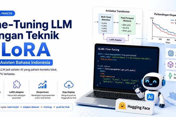 QLoRA Fine-Tuning Creates Indonesian Language Assistant