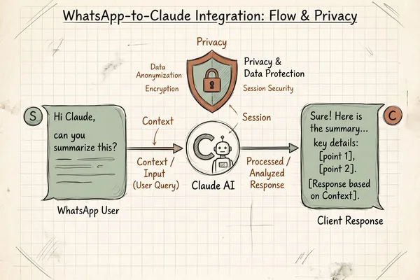 Author Integrates Claude AI with WhatsApp Inbox