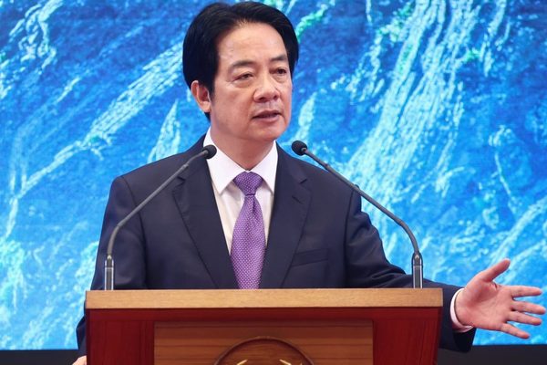 北京指责台湾的赖清德破坏海峡和平