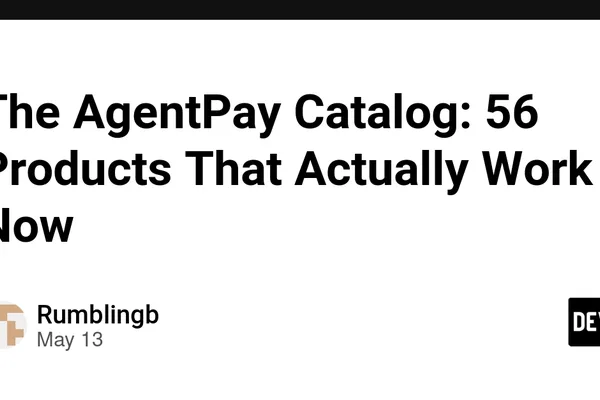 AgentPay launches 56 AI agent infrastructure products