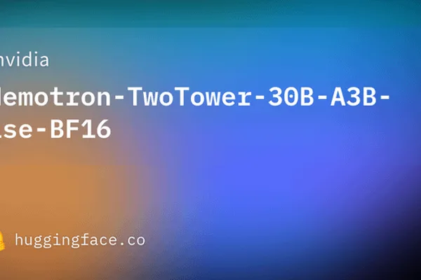 NVIDIA unveils Nemotron-TwoTower diffusion language model