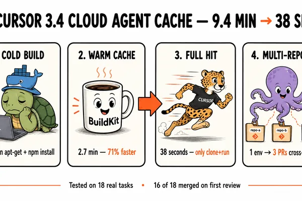 Cursor 3.4 ships cloud agents with multi-repo support and Docker caching