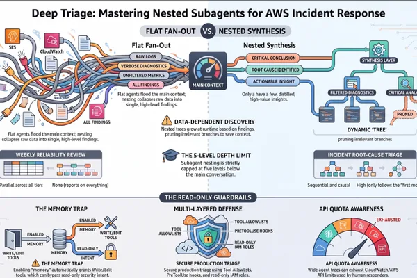 Claude Code agents streamline AWS production triage with nested subagents