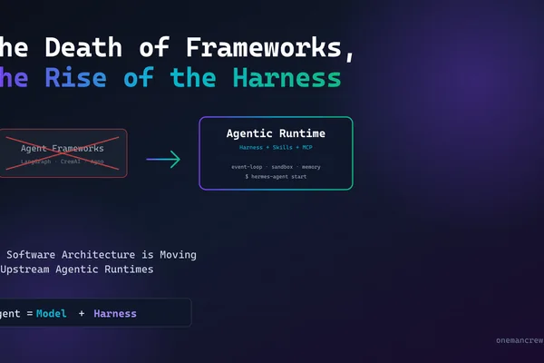 AI agent development shifts from frameworks to flexible harnesses