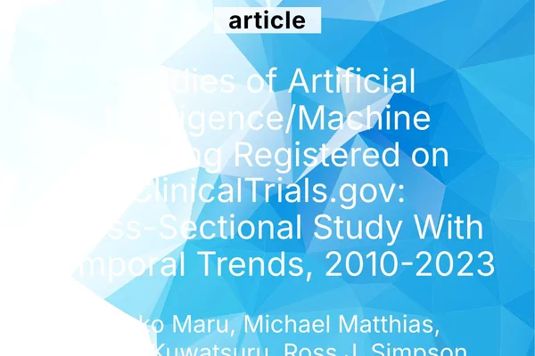 AI/ML studies surge in high-income countries, focus on neoplasms