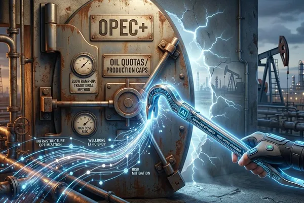 Applied AI could disrupt OPEC by optimizing infrastructure and de-risking ventures