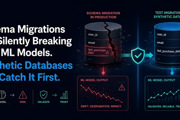 Synthetic data testing prevents silent ML model failures from schema changes