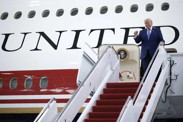 Trump unveils new Air Force One gifted by Qatar
