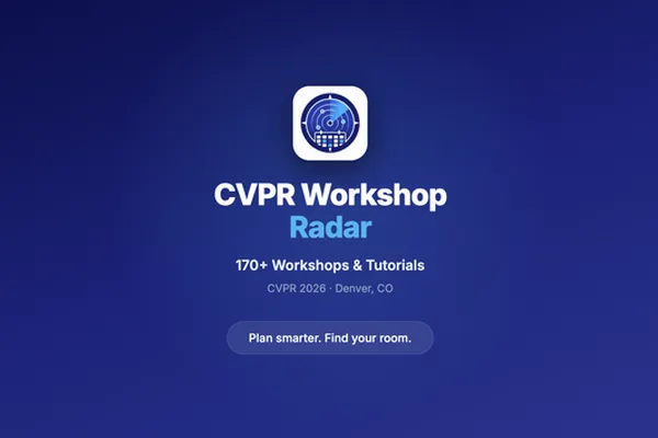 Developer launches CVPR Workshop Radar for conference planning