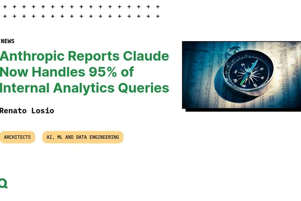 Anthropic 的 Claude AI 现在处理 95% 的内部分析请求