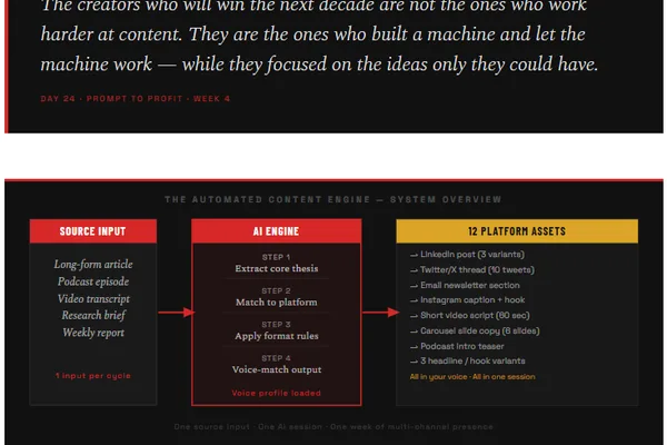 AI-powered engine automates content creation across platforms
