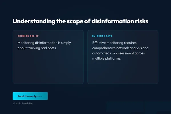 Misinformation tracking requires more than just flagging posts