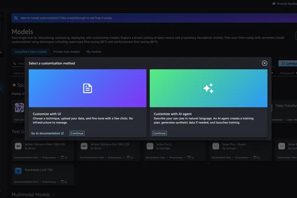 Amazon SageMaker adds serverless fine-tuning for NVIDIA Nemotron 3 LLMs