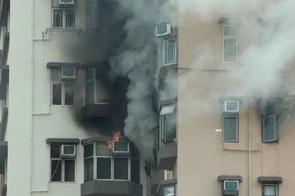 香港火灾致一人死亡，三人住院