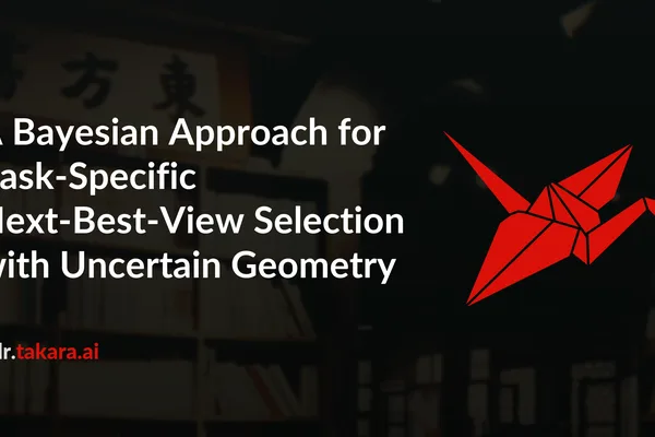 Bayesian framework optimizes camera views for 3D reconstruction tasks