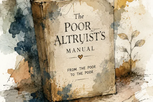 Exploring 'Poor Altruist' concept for resource-limited aid