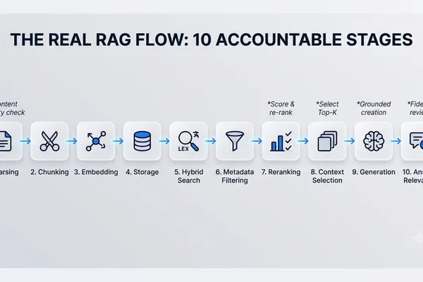 RAG pipeline chunking strategies are key to retrieval quality, not just basic diagrams