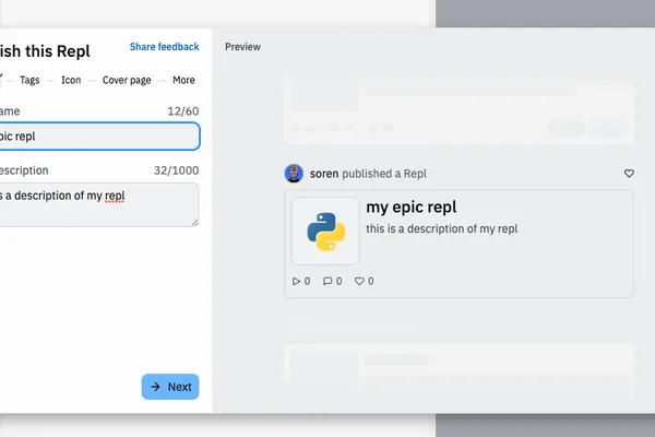 Replit revamps publishing to simplify sharing and add templates