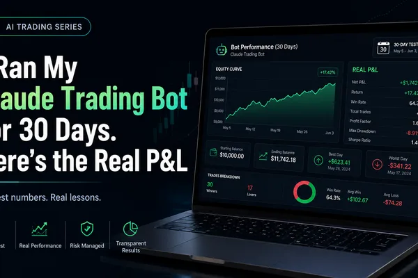 Claude trading bot tested for 30 days with mixed results