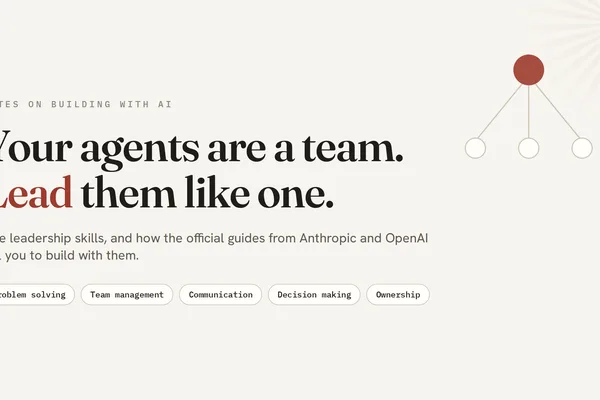 AI Agents Require Leadership Skills, Not Just Technical Prowess