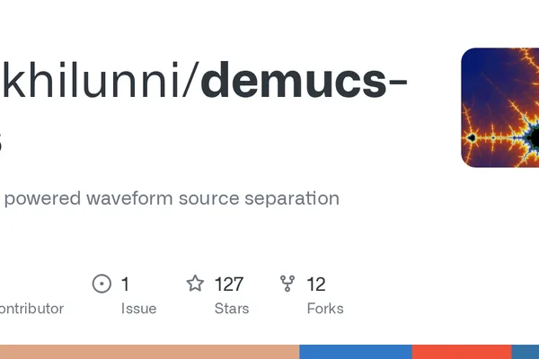 Rust-based Demucs offers local, GPU-accelerated music stem separation