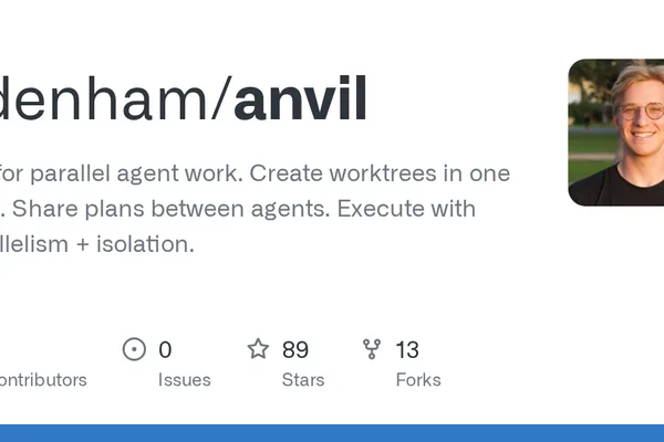 Anvil IDE streamlines parallel agent work for developers