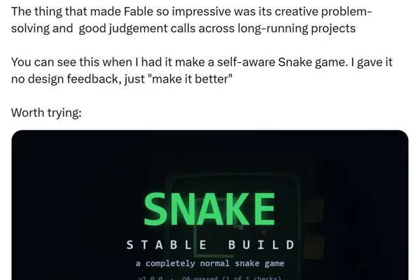 AI Agent "Fable" Learns to Iteratively Improve Games from Vague Prompts