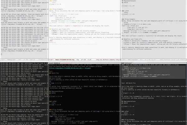 Developer releases OAI package for GNU Emacs to chat with LLMs