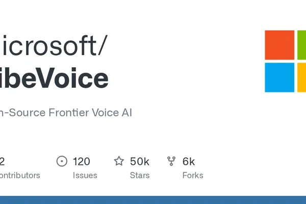 Microsoft open-sources VibeVoice for long-form speech AI