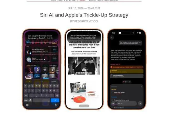 Apple's Siri AI strategy aims for revolutionary user perception