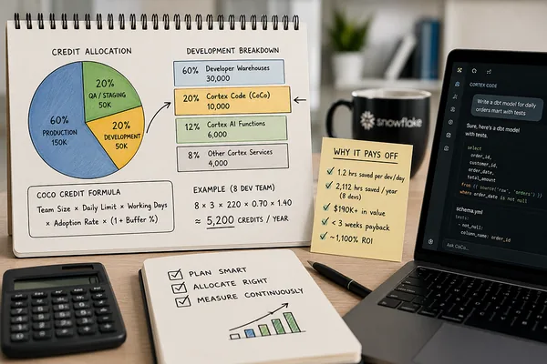 Snowflake Cortex Code Budgeting Guide Released