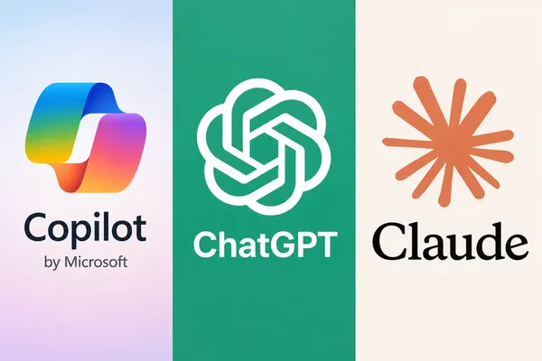 ChatGPT, Copilot, and Claude Offer Similar AI Capabilities