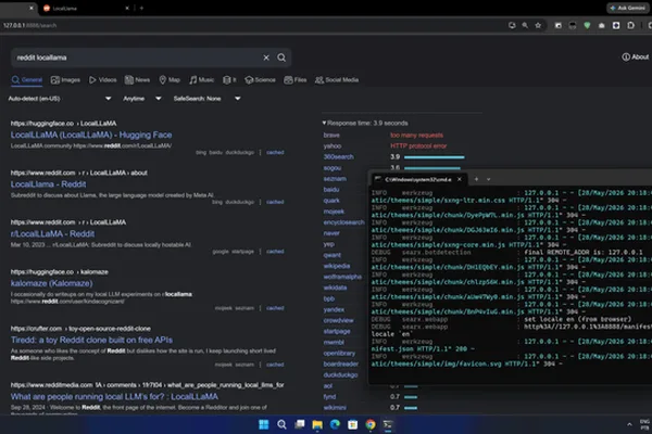 SearxNG 在 Windows 上无需 Docker 或 WSL 即可运行
