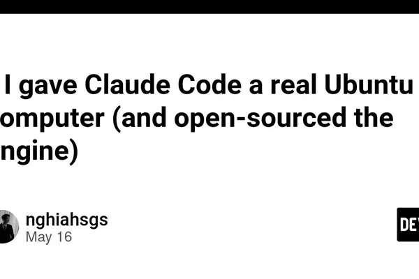 Open-source tool gives AI agents a full Ubuntu computer
