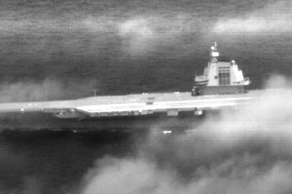 China's Fujian aircraft carrier transits Taiwan Strait amid Taiwan's drills