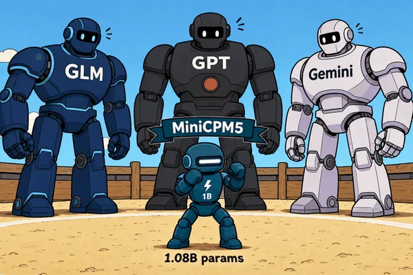 OpenBMB 发布 MiniCPM5-1B，一款适用于旧款手机的高效边缘 AI 模型