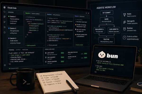 Boris Cherny demonstrates AI-assisted programming future with Claude