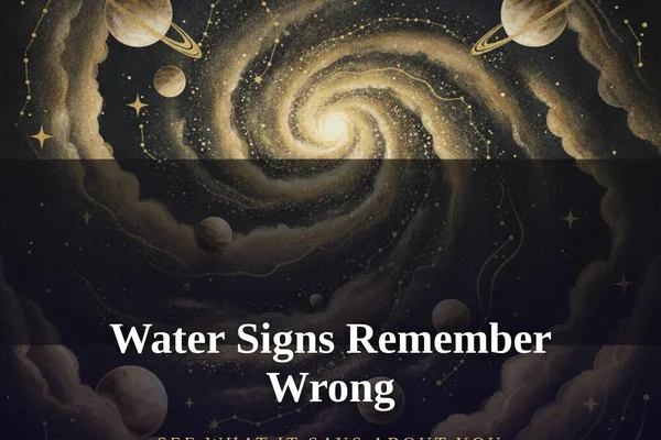 Astrology: Water signs feel everything but remember nothing