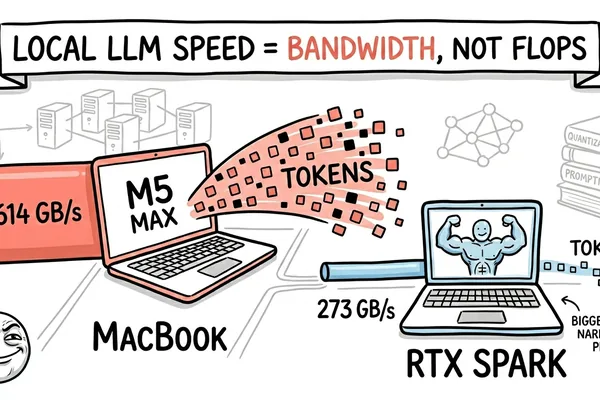 MacBook Memory Bandwidth Outperforms NVIDIA RTX Spark for Local LLMs