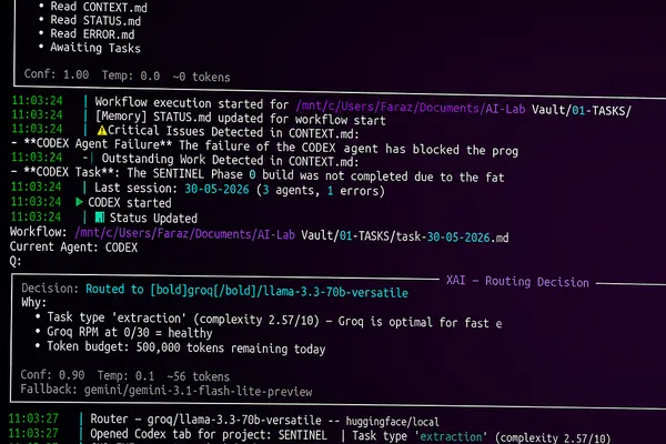 Developer builds AI operating system on 4GB laptop, tackles agent memory issues