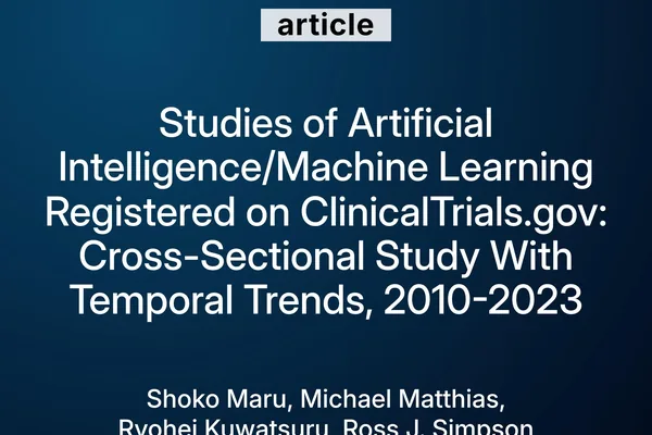 AI/ML studies surge on ClinicalTrials.gov with limited FDA oversight