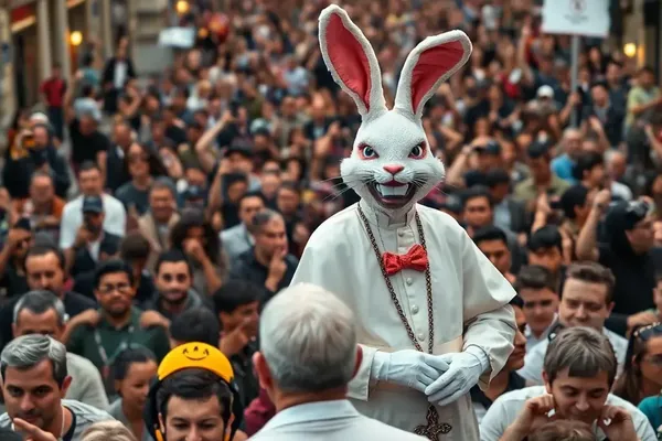 Pope and Bad Bunny Draw Parallel Crowds in Madrid