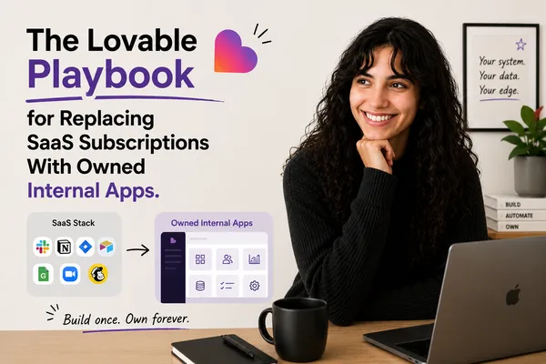 Businesses can replace SaaS with custom internal apps, says playbook
